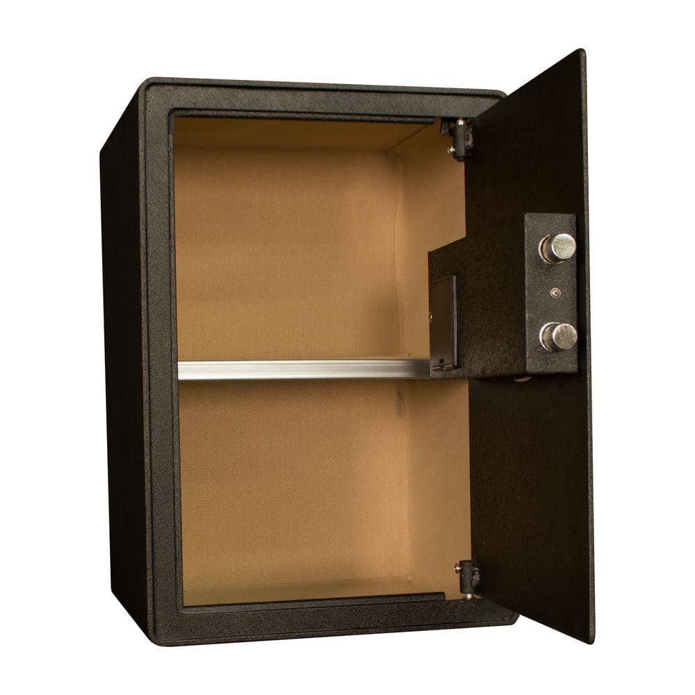 Tracker Safe S Series 1.91 cu. ft. All Steel Security Safe with Biometric Lock, Textured Black (3)