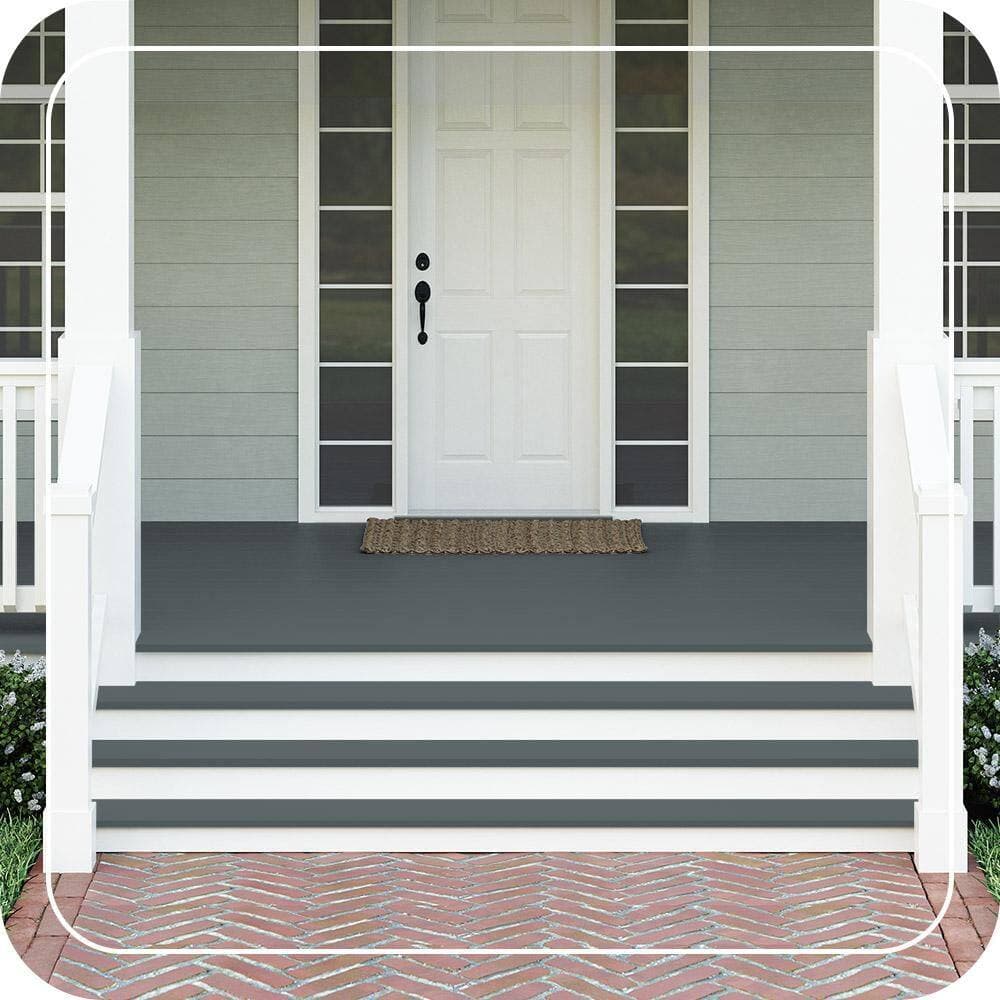 BEHR PREMIUM #MS-70 Textured Low-Lustre Enamel Interior/Exterior Porch and Patio Anti-Slip Floor Paint (2)