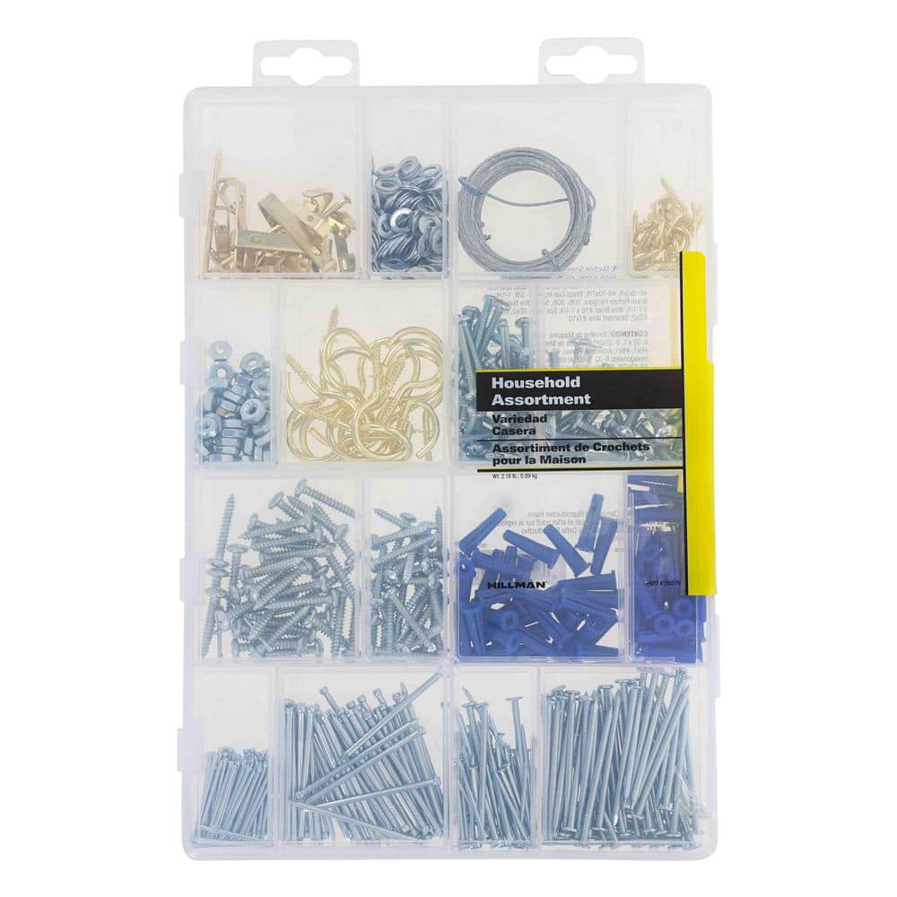 Hillman Household Assorted Kit (600-Pack) (1)