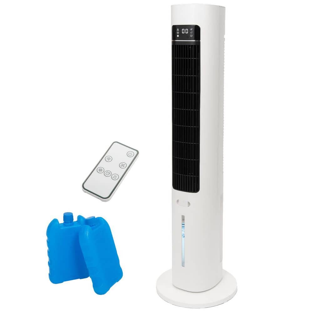 TMWINGS 700 CFM Evaporative Air Cooler with Remote, 40 in. Swamp Coolers with 3-Modes, 70° Oscillation Equipped Aroma Box