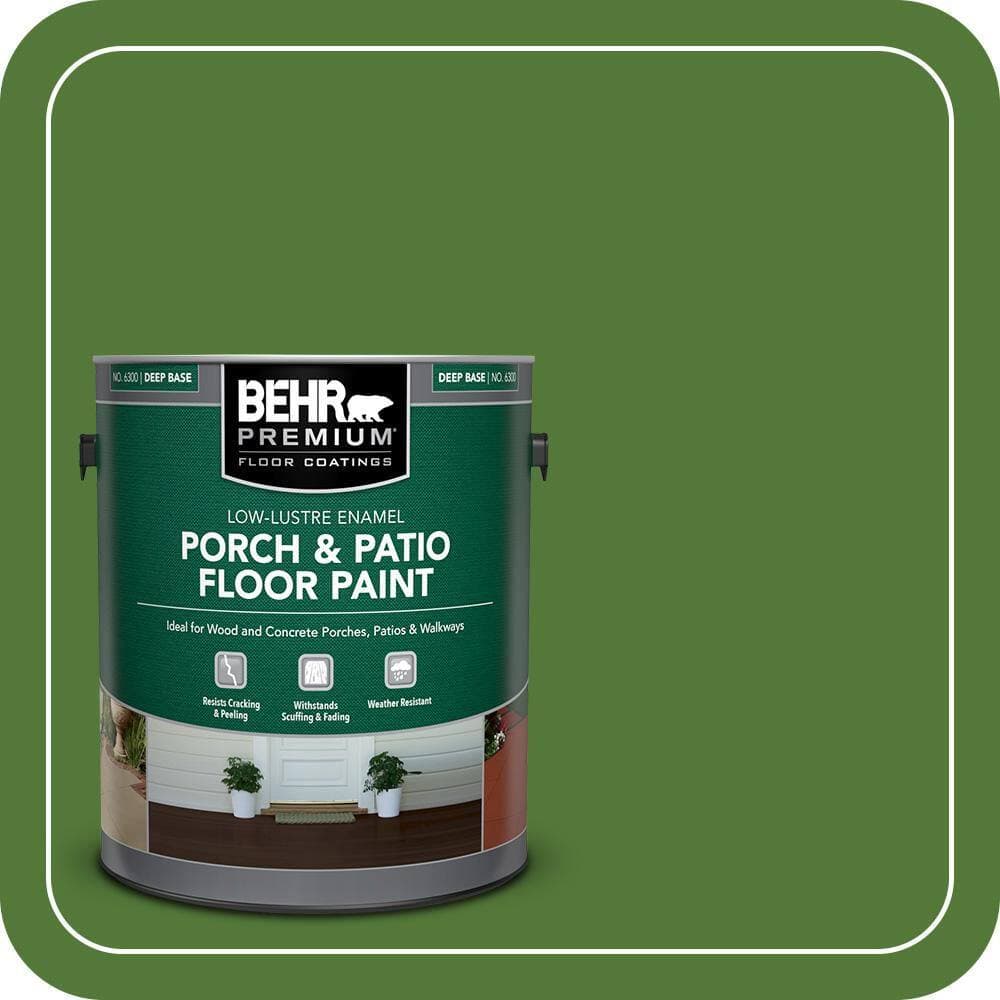 BEHR PREMIUM #P380-7 Low-Lustre Enamel Interior/Exterior Porch and Patio Floor Paint (1)