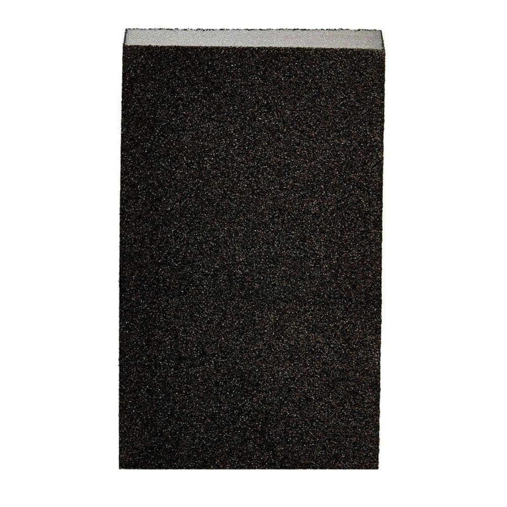 3M General Purpose Sanding Sponge 4-1/2 in. 2-5/8 in. 1 in. Medium-Grit (2)