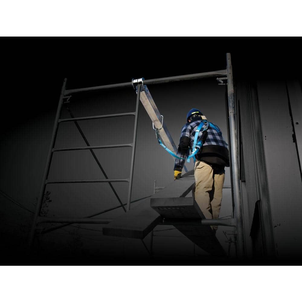 MetalTech 7 ft. Aluminum Horizontal Tie-Off Bar, Safety Improvement Work Tool for Stabilizing Scaffolding Platform (2)