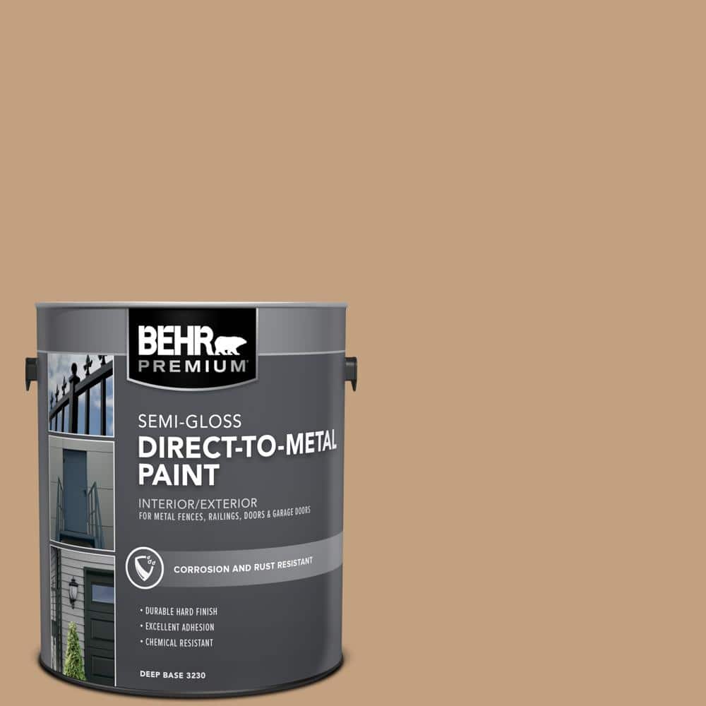 BEHR PREMIUM 1 gal. #S280-4 Real Cork Semi-Gloss Direct to Metal Interior/Exterior Paint (1)