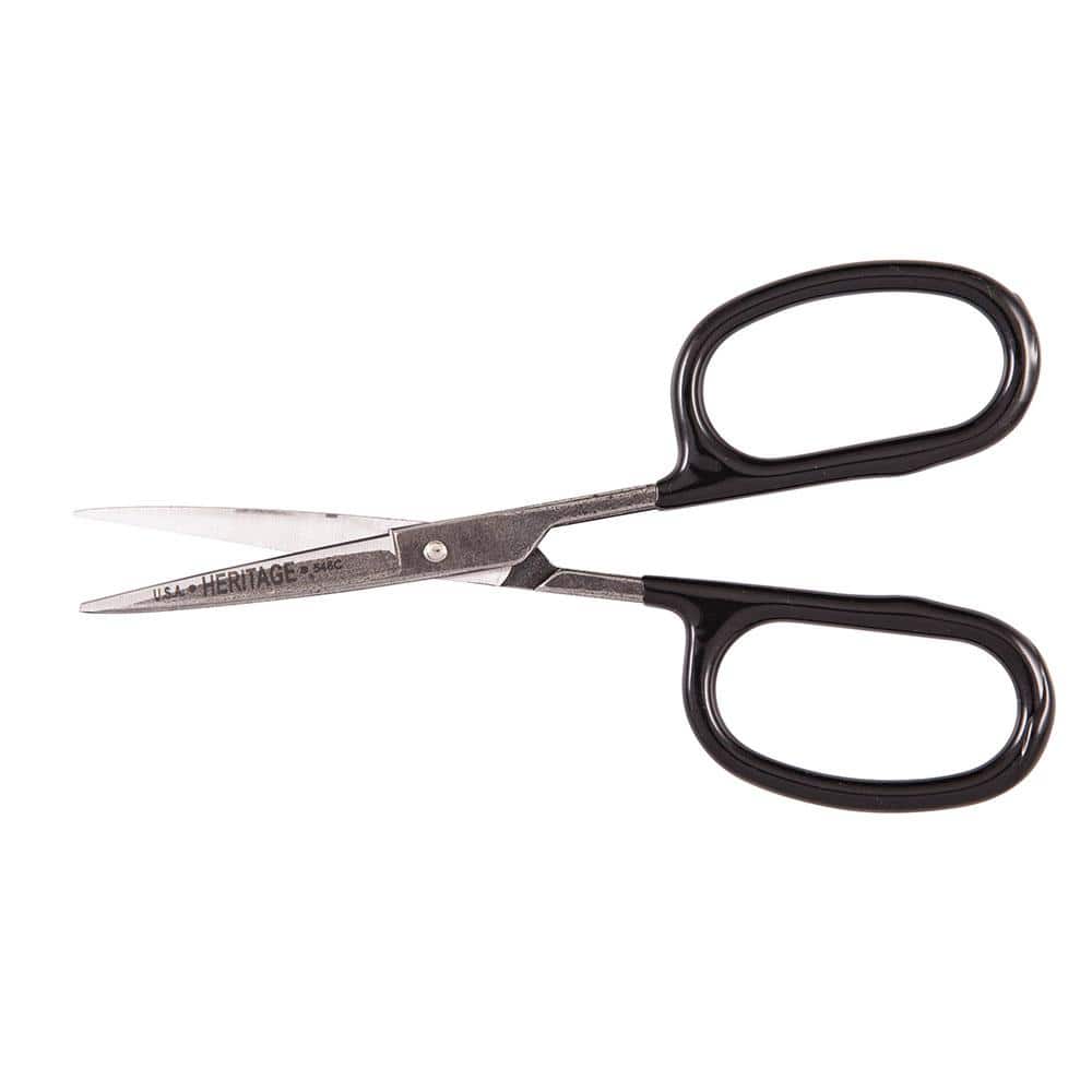 Klein Tools Rubber Flashing Scissor w/Curved Blade, 5-1/2-Inch (2)