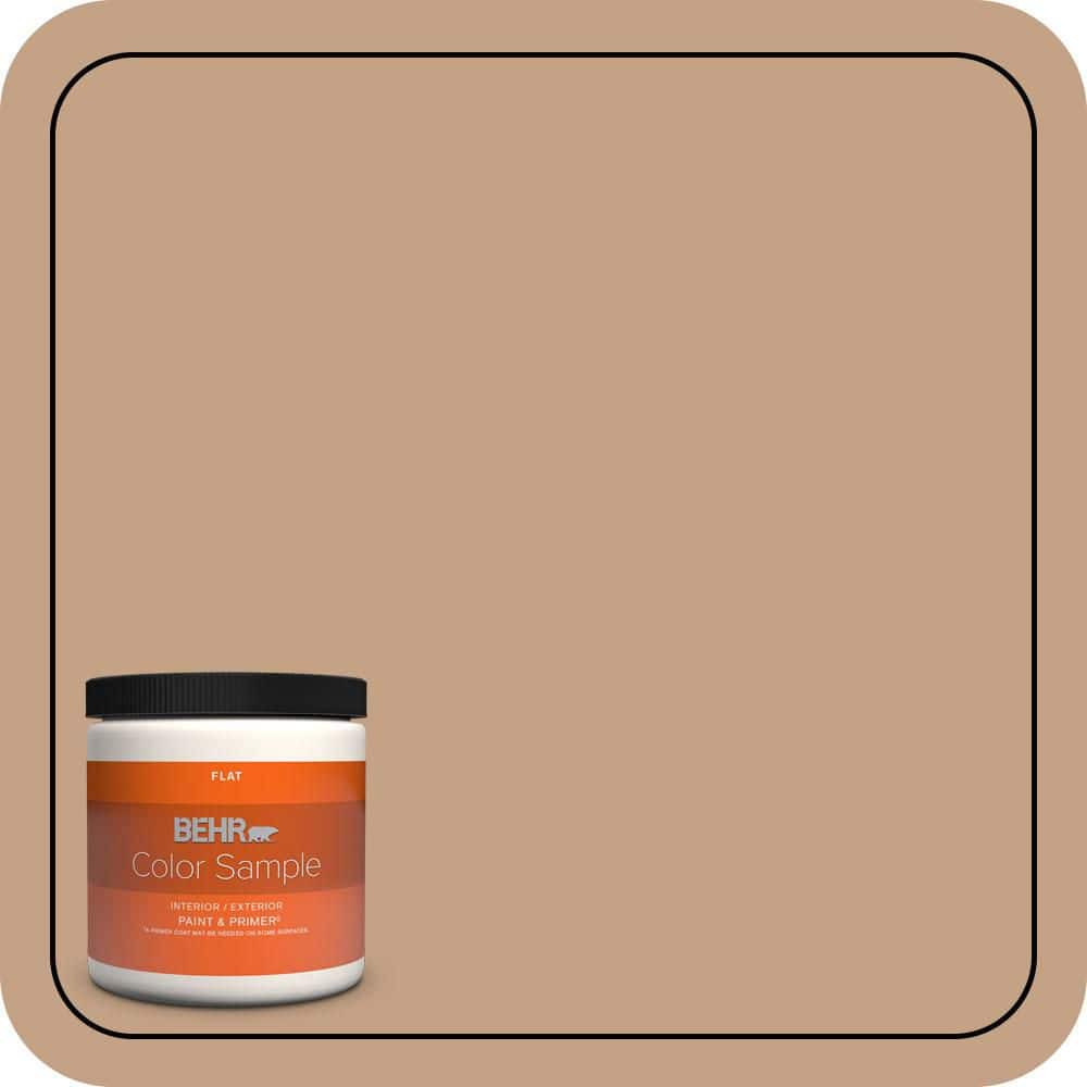 BEHR PREMIUM PLUS 8 oz. #S240-4 Pacific Bluffs Flat Interior/Exterior Paint & Primer Color Sample