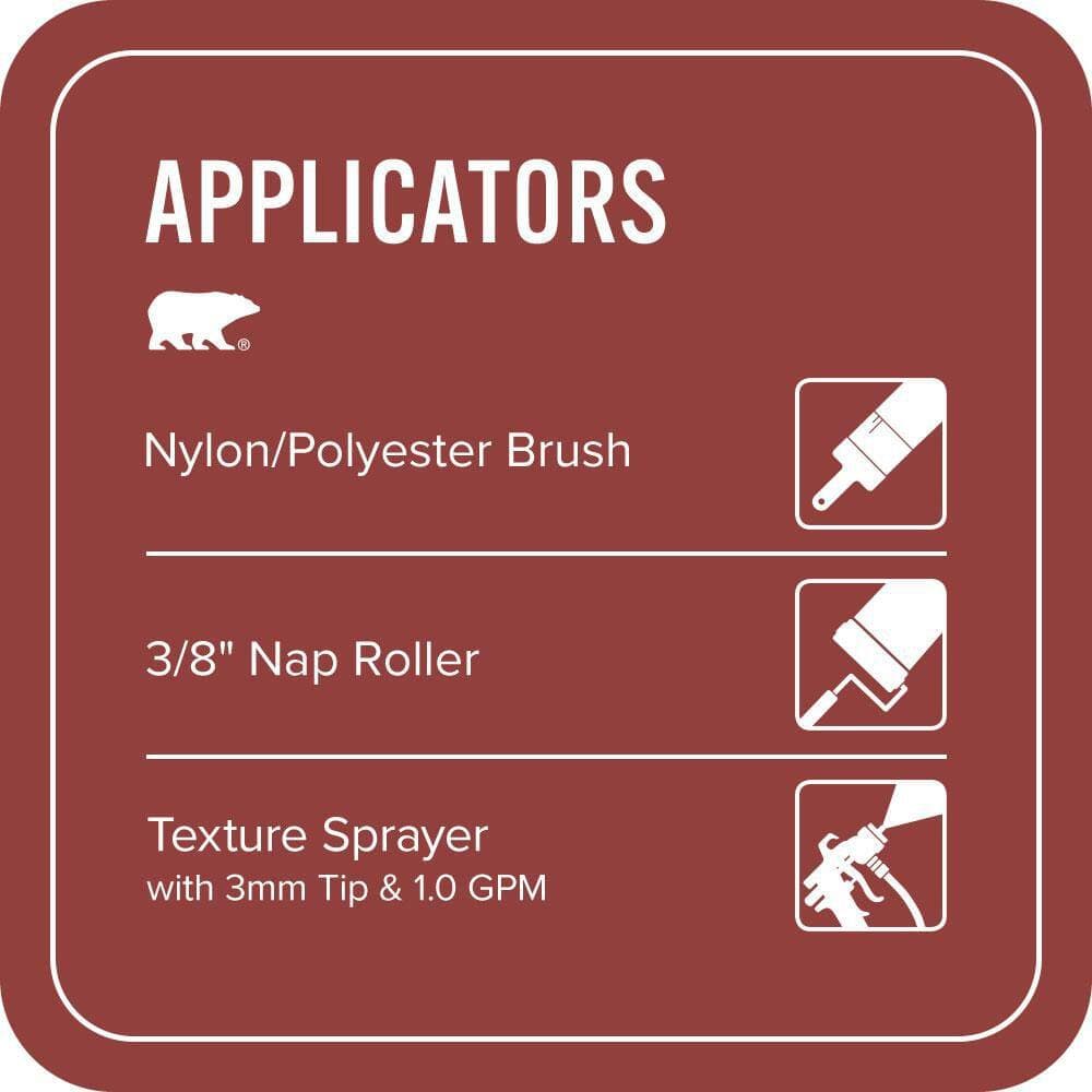 BEHR PREMIUM #BIC-49 Textured Low-Lustre Enamel Interior/Exterior Porch and Patio Anti-Slip Floor Paint (4)