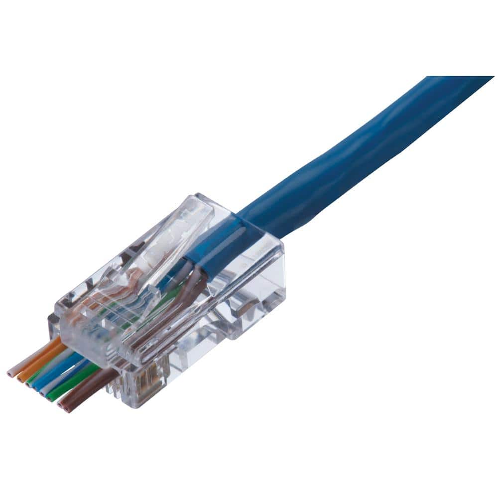 IDEAL Cat5e Feed-Thru Modular Plug (50-Pack)