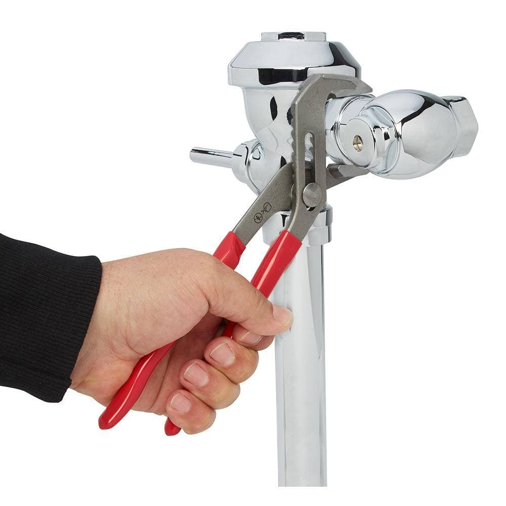 Milwaukee 10 in. and 12 in. Smooth Jaw Pliers Set with Close Quarters Tubing Cutter Set (5-Piece) (3)
