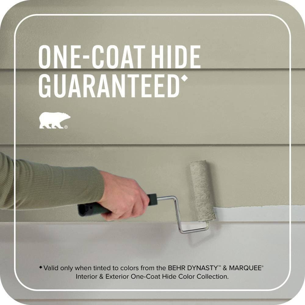 BEHR MARQUEE 1 gal. #MQ6-27 Sage Wisdom Satin Enamel Exterior Paint & Primer (3)