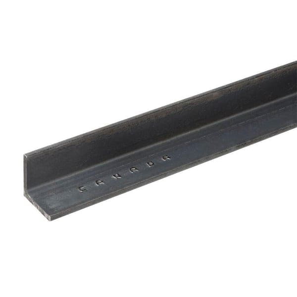 Everbilt 1-1/2 in. x 4 ft. - 1/8 in. Thick Plain Steel Angle (2)