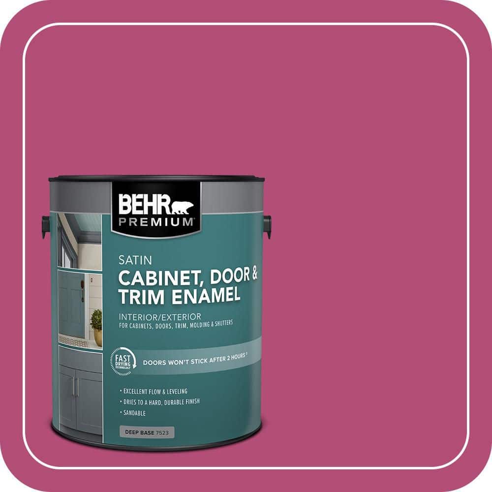 BEHR PREMIUM 1 gal. #P120-6 Diva Glam Satin Enamel Interior/Exterior Cabinet, Door & Trim Paint