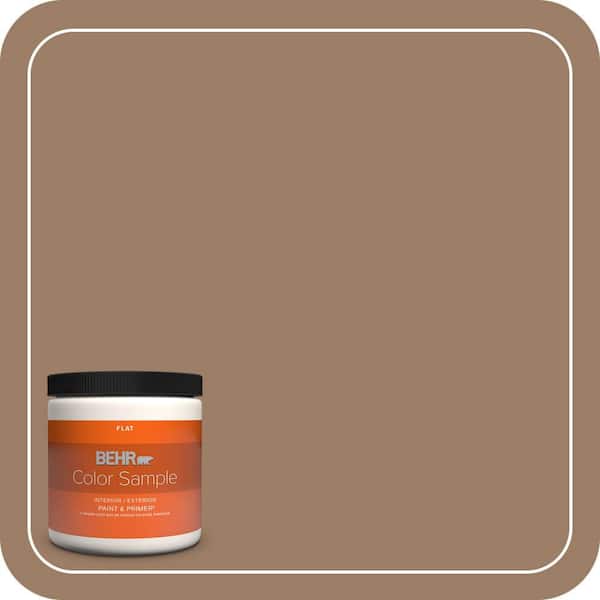 BEHR PREMIUM PLUS 8 oz. #MQ2-19 Home Sweet Home Flat Interior/Exterior Paint & Primer Color Sample