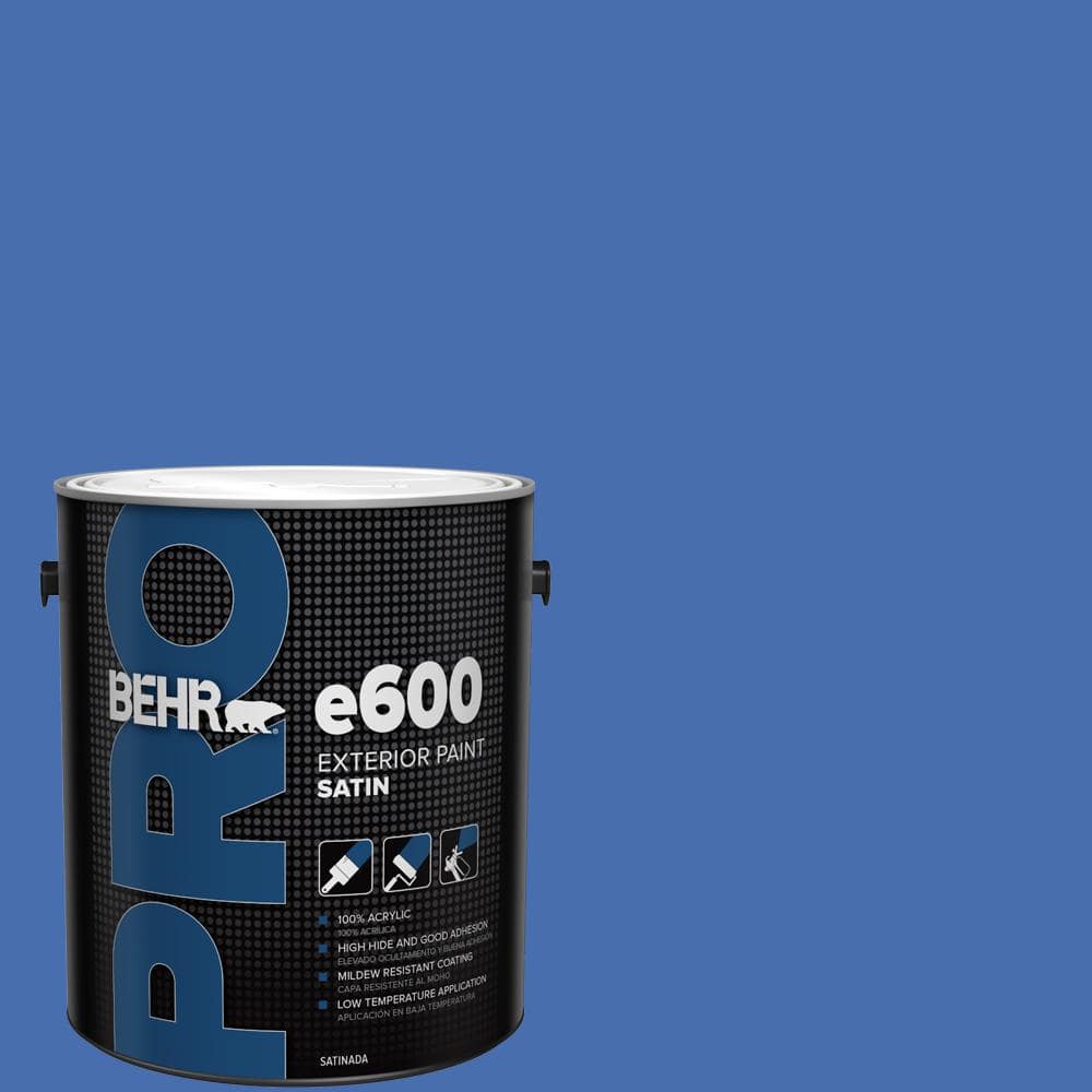 BEHR PRO 1 gal. #PPU15-05 New Age Blue Satin Exterior Paint
