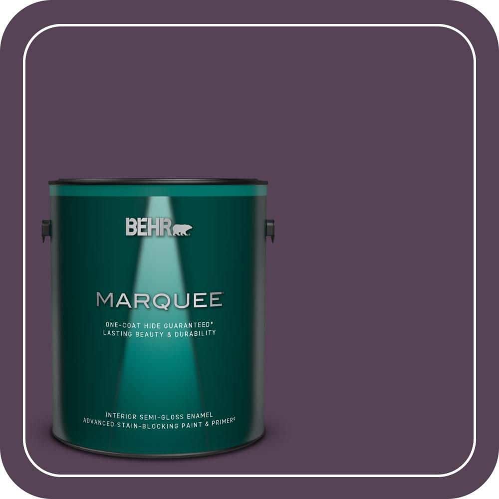 BEHR MARQUEE 1 gal. #S-H-690 Interlude Semi-Gloss Enamel Interior Paint & Primer
