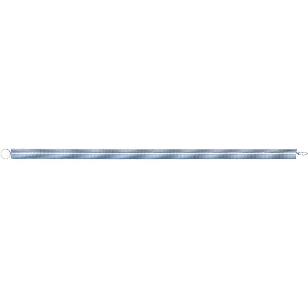 Prime-Line Wood Screen Door Ext. Spring, Spring Steel, Nickel-Pltd, .059 GA x 23/64 in. x 16-3/8 in., Closed Double Loop, (1-Pack)
