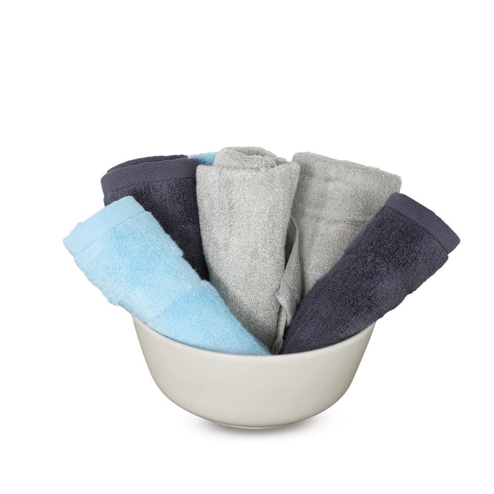 Brondell Omigo Reusable Bidet Dry Towels in Multicolor Handheld Bidet Attachment with 6 Towels Included (3)