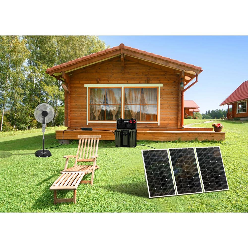 NATURE POWER 330-Watt Polycrystalline Solar Power Kit with 3 x 110-Watt Panels, 750-Watt Power Inverter and 30 Amp Charge Controller (2)