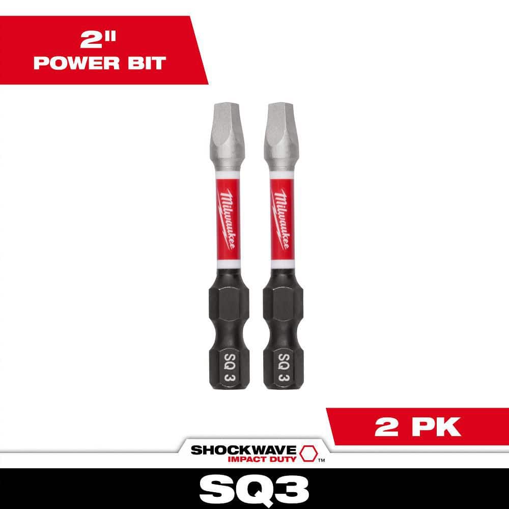Milwaukee SHOCKWAVE Impact Duty # Alloy Steel Screw Driver Bit (1)
