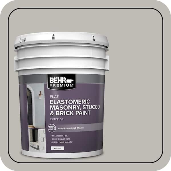 BEHR PREMIUM 5 gal. #MS-80 Granite Elastomeric Masonry, Stucco and Brick Exterior Paint (2)