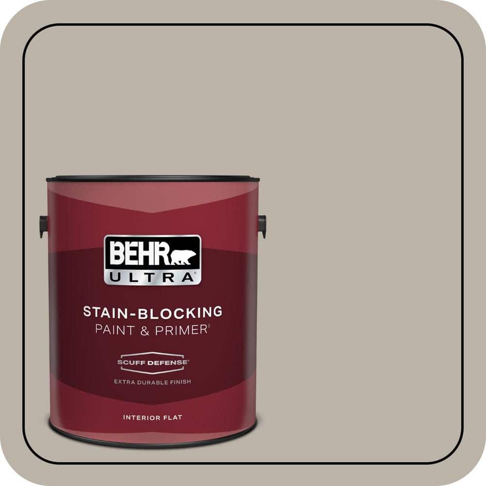 BEHR ULTRA 1 gal. #MQ2-55 Park Avenue Extra Durable Flat Interior Paint & Primer (1)