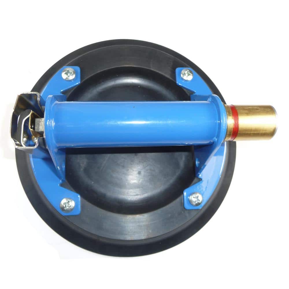 ADT 8 in. Vacuum Suction Cup with Metal Handle for Lifting Glass/Granite (2)
