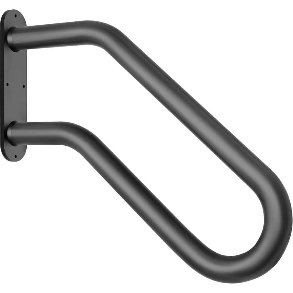 Afoxsos 19 Metal U-Shaped Handrail for Steps Non-Slip Wall Mount Rail for Indoor Outdoor Safety 1-3 Stairs (1)