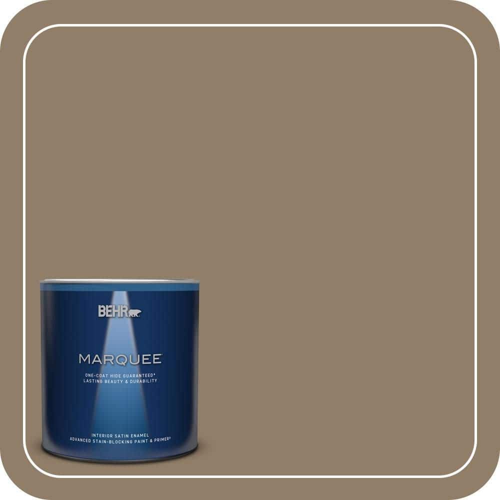 BEHR MARQUEE 1 qt. #PPU7-03A Sofisticata Satin Enamel Interior Paint & Primer