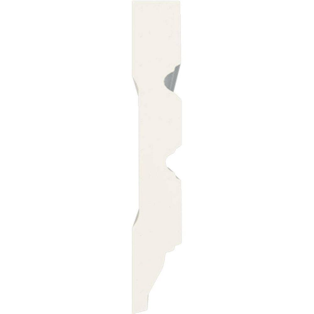 Ekena Millwork 5/8 in. x 4 in. x 94-1/2 in. Polyurethane Fluted Panel Window and Door Casing Moulding (2)
