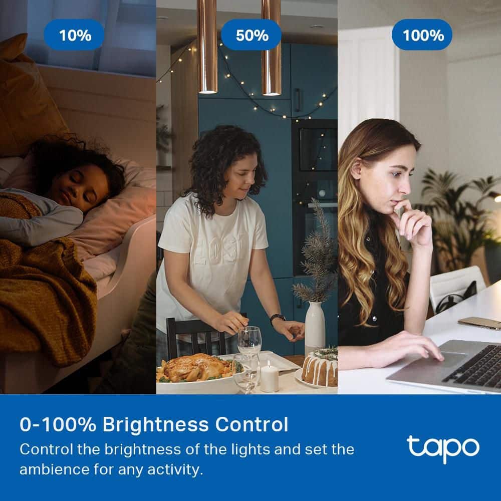 TP-LINK Tapo Smart Wi-Fi Light Dimmer Switch with Matter White (4)
