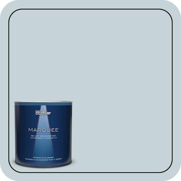 BEHR PREMIUM PLUS #PPL-73 Tranquil Sea Enamel Low Odor & Primer (4)