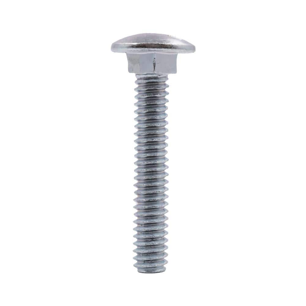 Everbilt 1/4 in.-20 x 1-1/2 in. Zinc Plated Carriage Bolt (3)