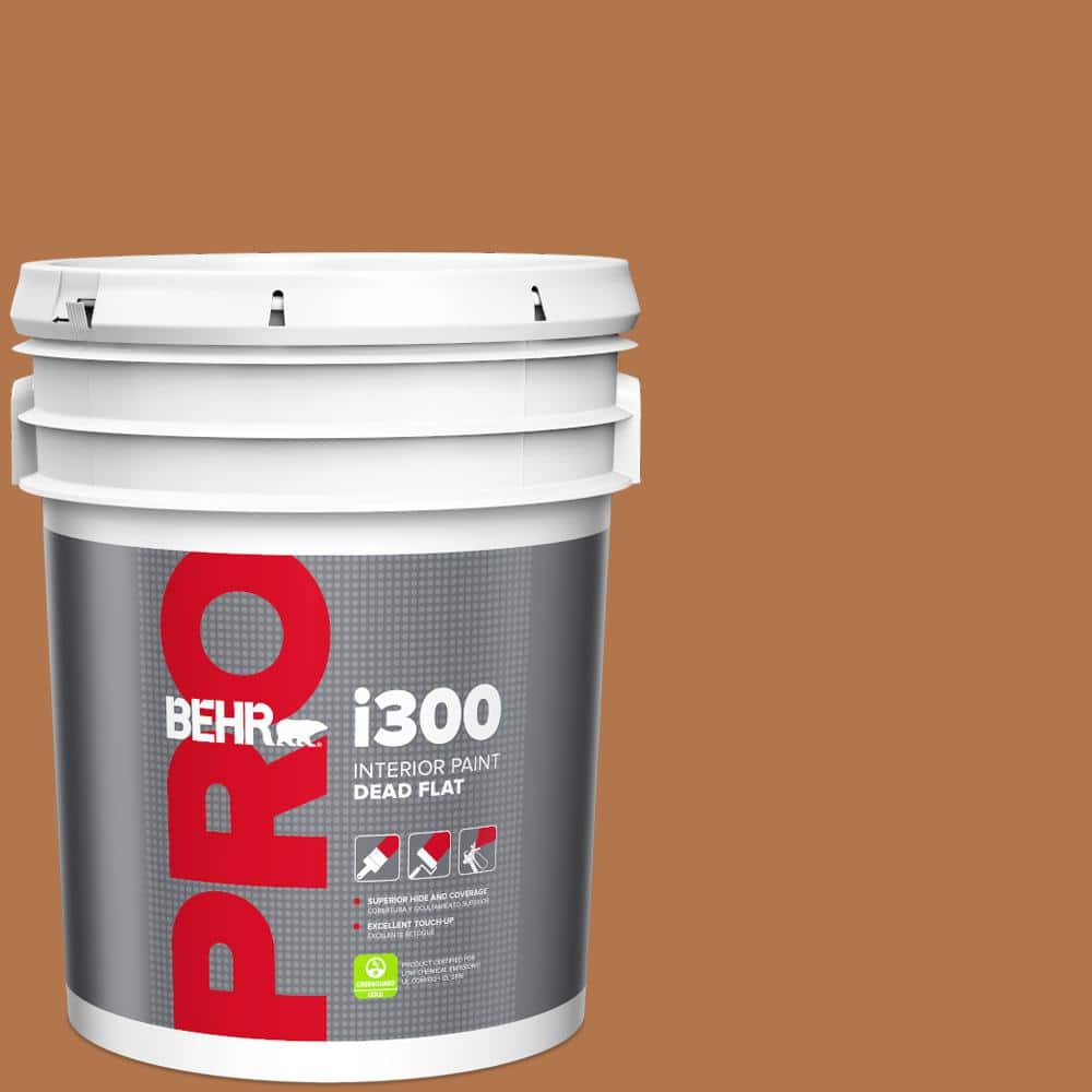 BEHR PRO 5 gal. #PMD-41 Copper Mine Dead Flat Interior Paint