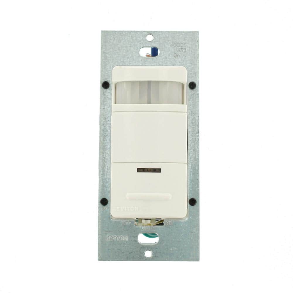 Leviton Decora Self-Adjusting Passive Infrared Occupancy Sensor, White (2)