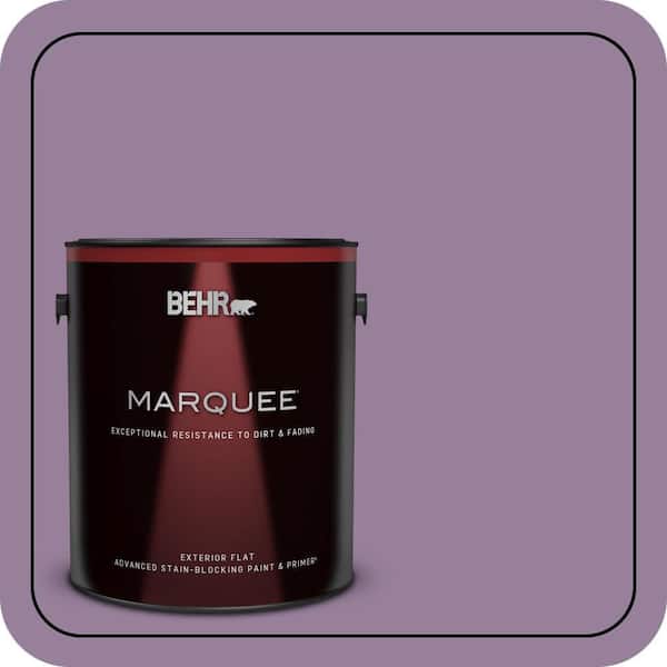 BEHR MARQUEE 1 gal. #670D-6 Mixed Berries Flat Exterior Paint & Primer (2)