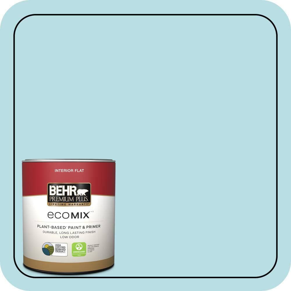 BEHR PREMIUM PLUS #M470-2 Basin Blue Enamel EcoMix Plant-Based & Primer (1)