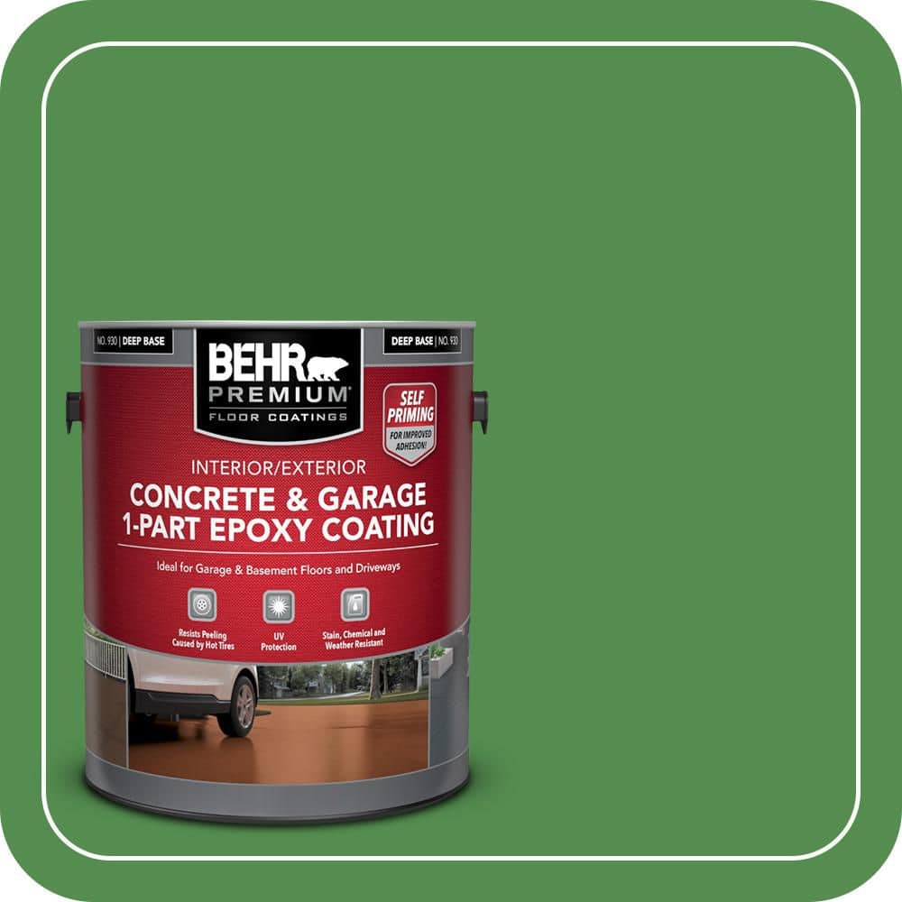 BEHR PREMIUM #M390-6 Self-Priming 1-Part Epoxy Satin Interior/Exterior Concrete and Garage Floor Paint (1)