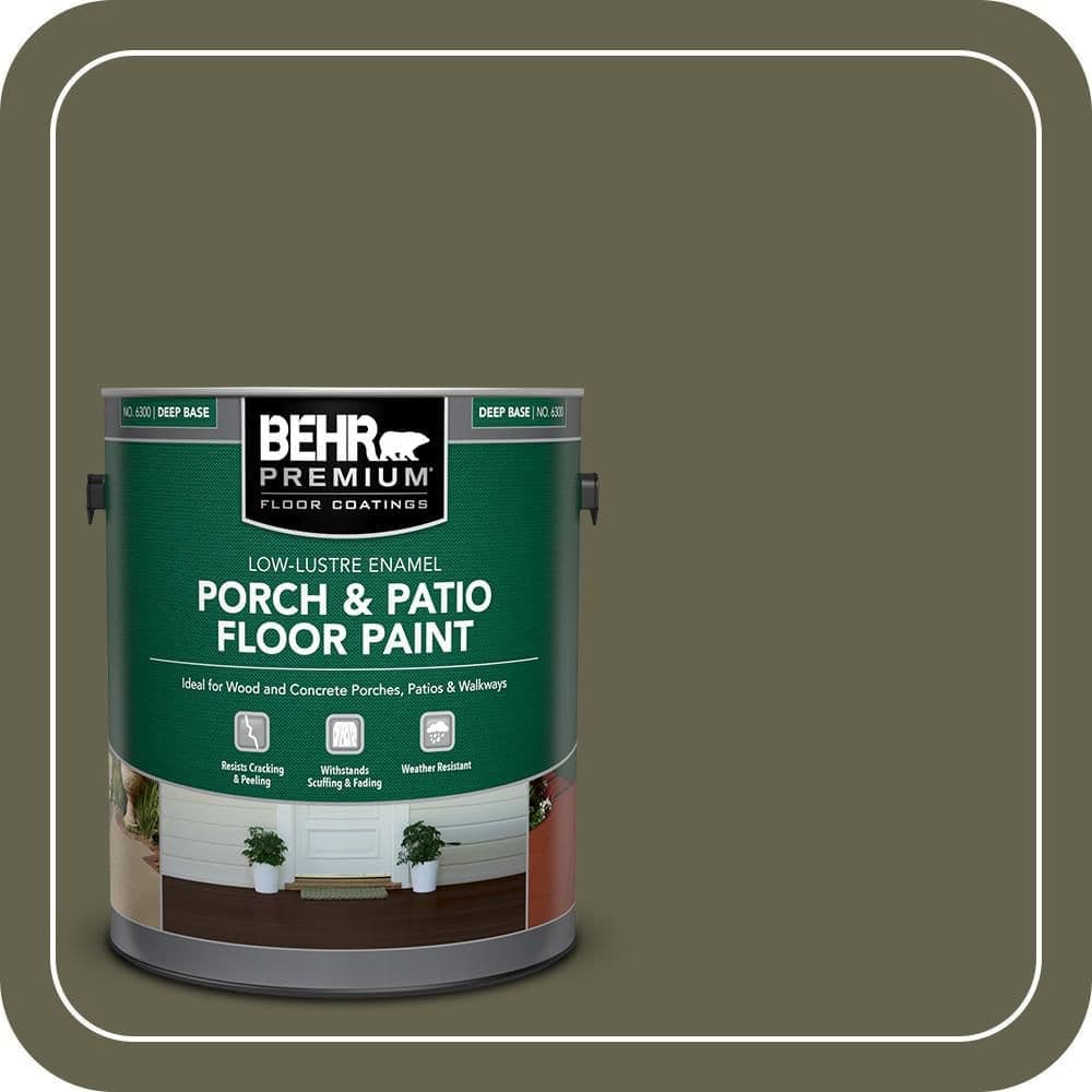 BEHR PREMIUM #400F-7 Low-Lustre Enamel Interior/Exterior Porch and Patio Floor Paint (1)