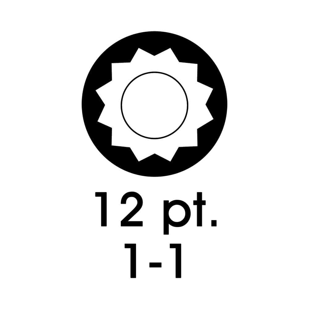 Everbilt 2 3/4 in. 12 pt Broach Side Stem for Crane-Repcal Replaces 354014 (4)