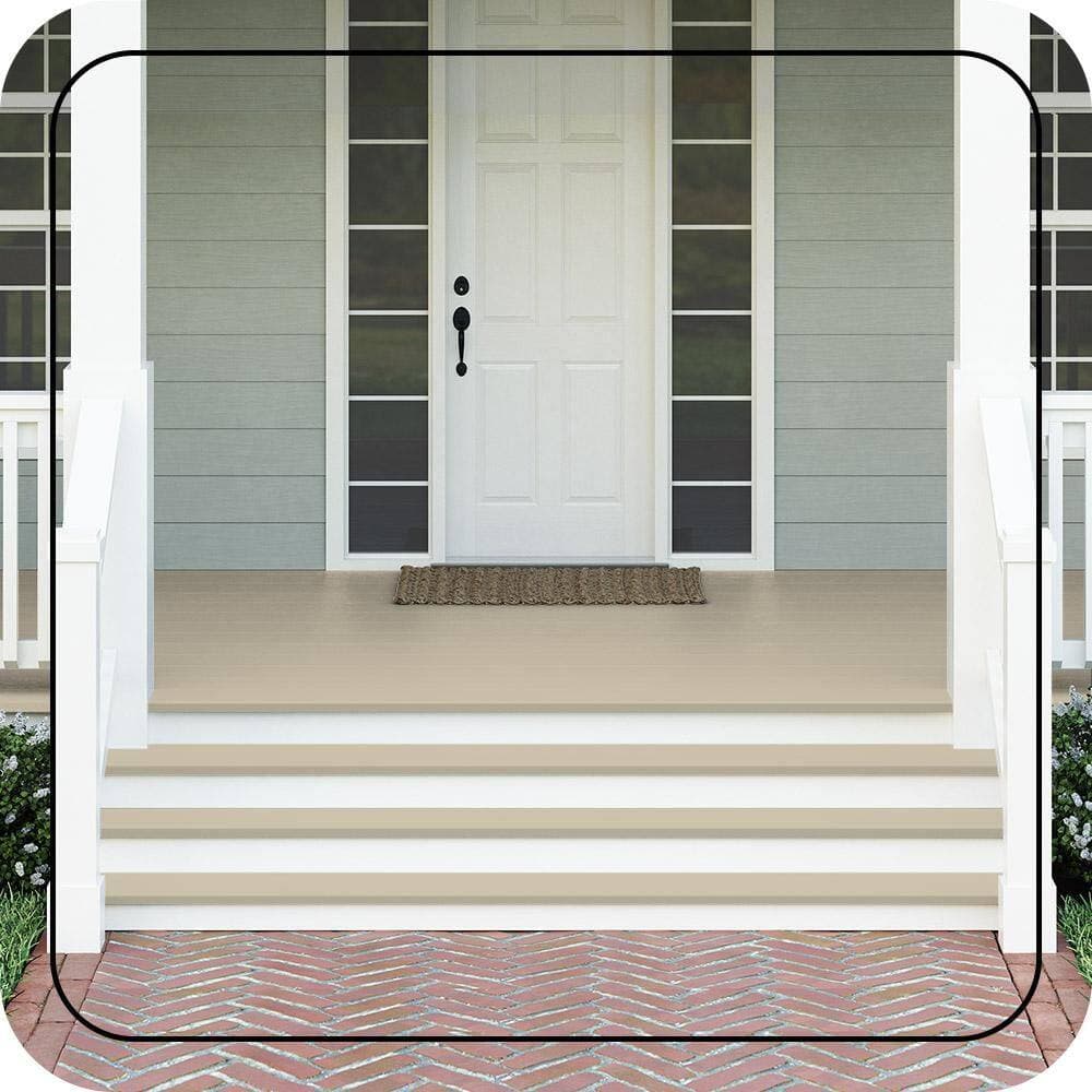BEHR PREMIUM #HDC-NT-18 Textured Low-Lustre Enamel Interior/Exterior Porch and Patio Anti-Slip Floor Paint (2)