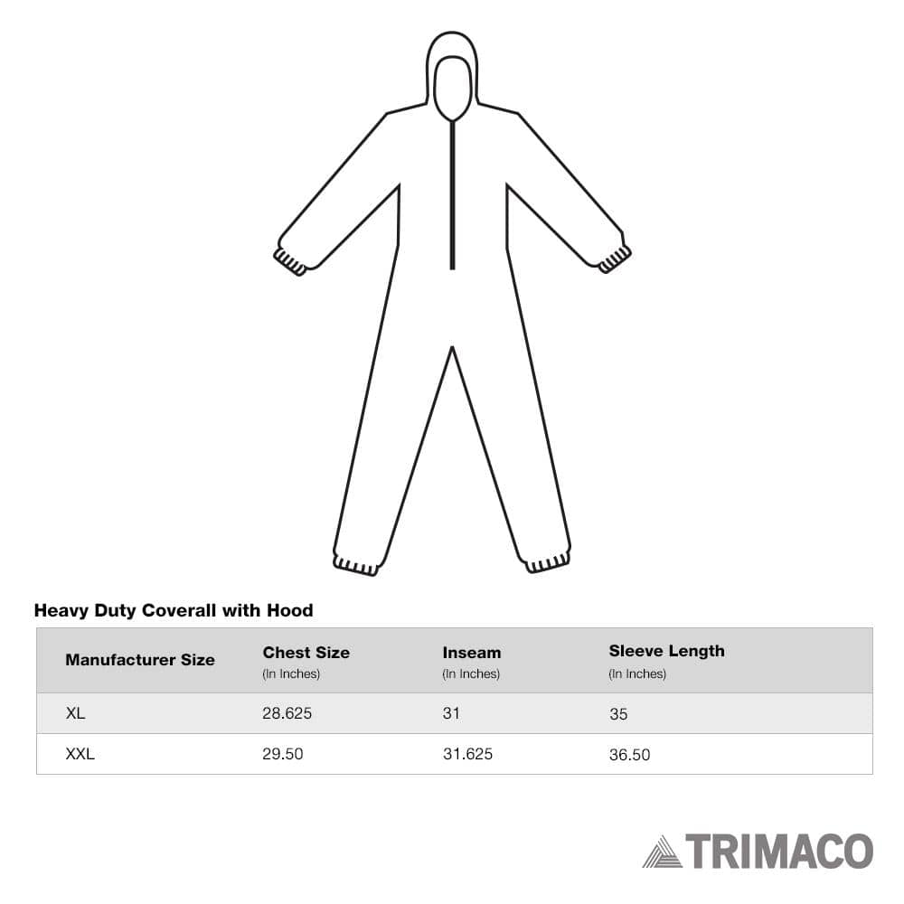 HDX Heavy-Duty Coverall with Hood Medium (3)