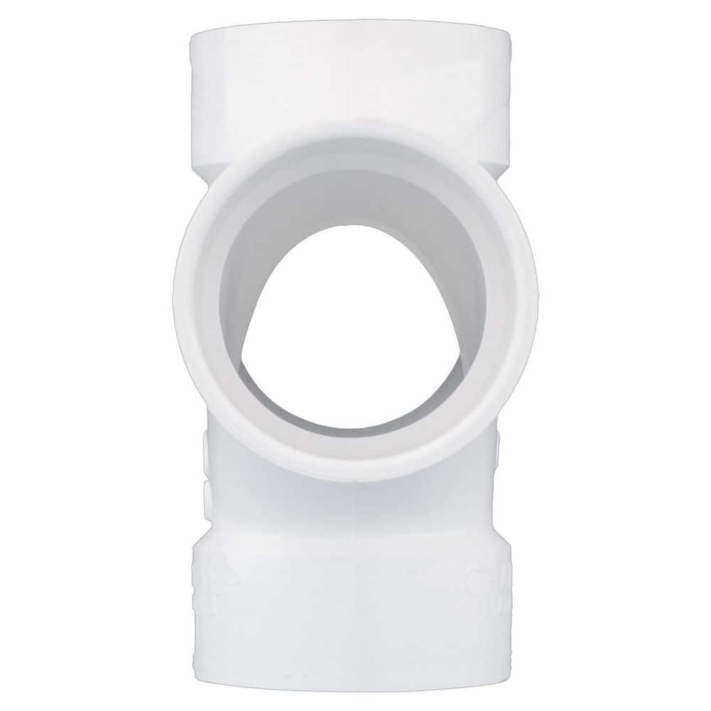 Charlotte Pipe 2 in. DWV PVC Double Sanitary Tee Fitting (3)