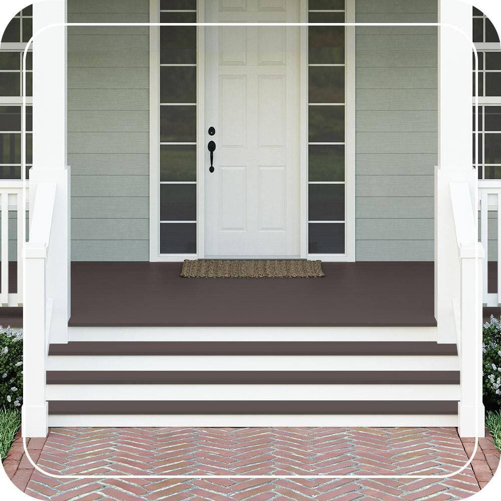 BEHR PREMIUM #N140-7 Textured Low-Lustre Enamel Interior/Exterior Porch and Patio Anti-Slip Floor Paint (2)