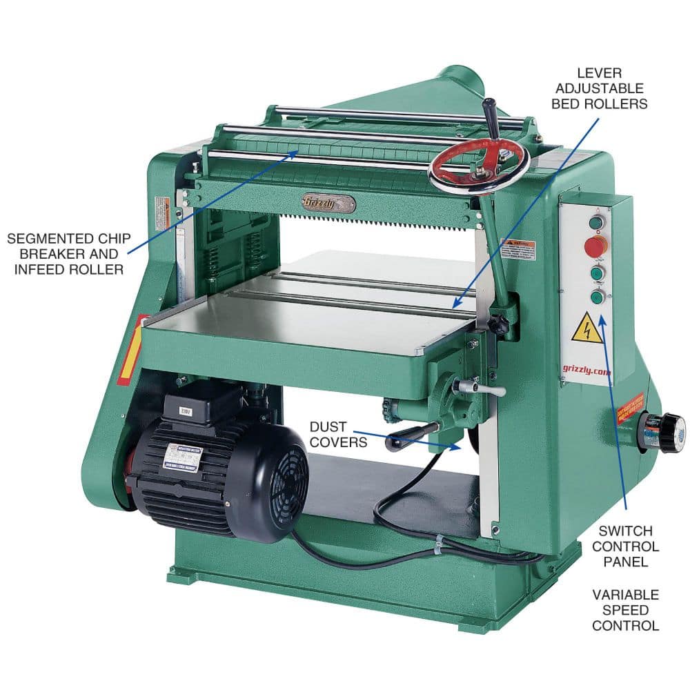 Grizzly Industrial 24 in. 5 HP Planer (2)
