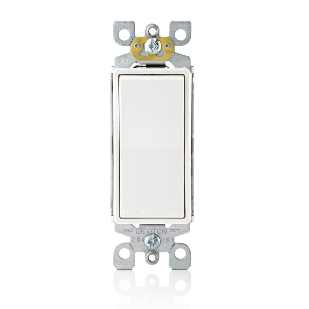 Leviton Decora Single Pole Rocker AC Quiet Light Switch