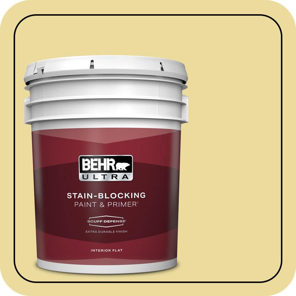 BEHR ULTRA 5 gal. #P330-3A Flourish Extra Durable Flat Interior Paint & Primer