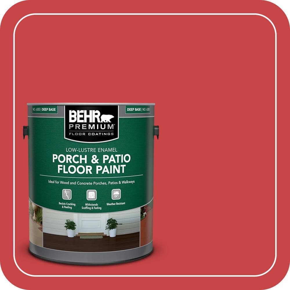 BEHR PREMIUM #P150-6 Low-Lustre Enamel Interior/Exterior Porch and Patio Floor Paint (1)