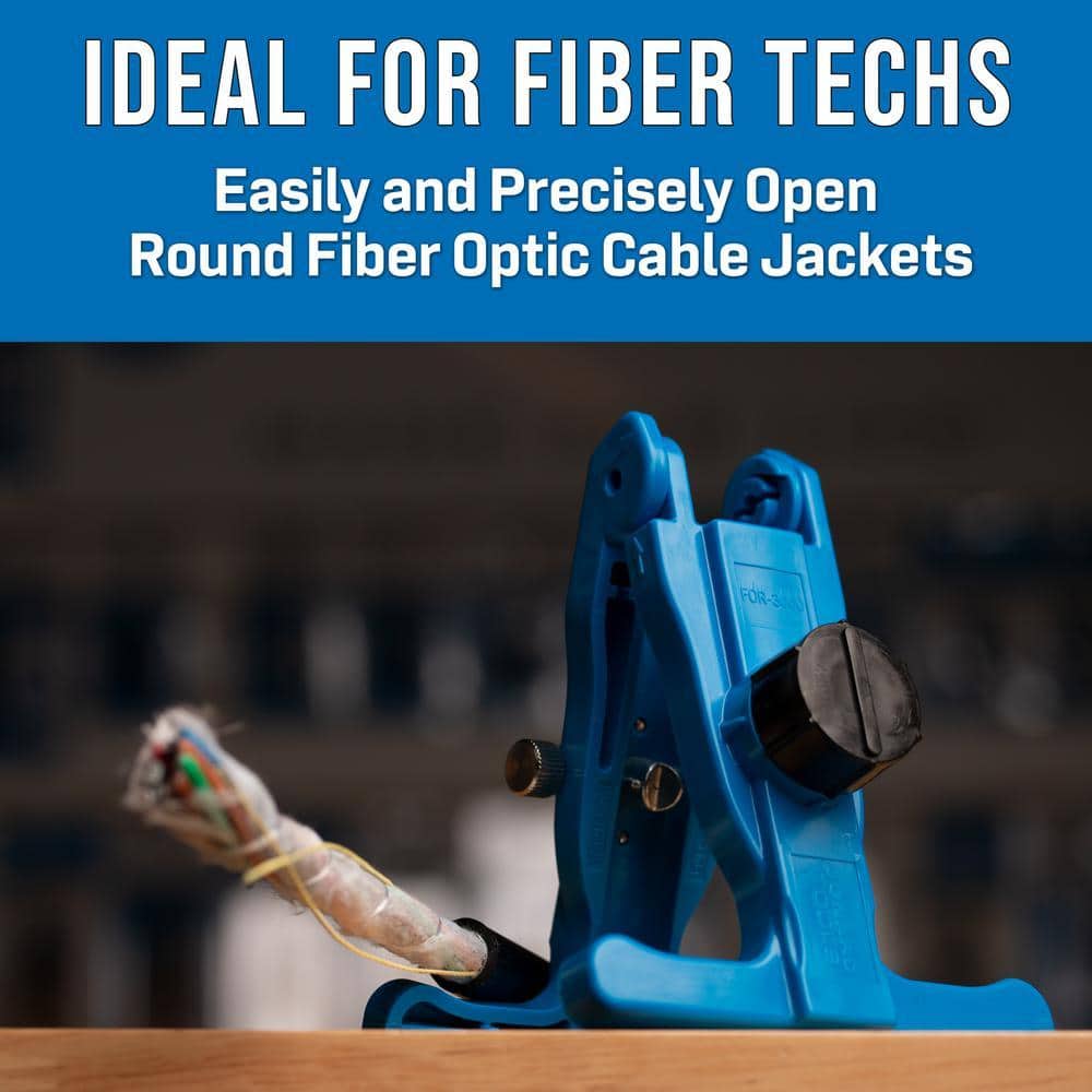 Jonard Fiber Optic Round Cable Stripper, 9 mm to 19 mm (2)