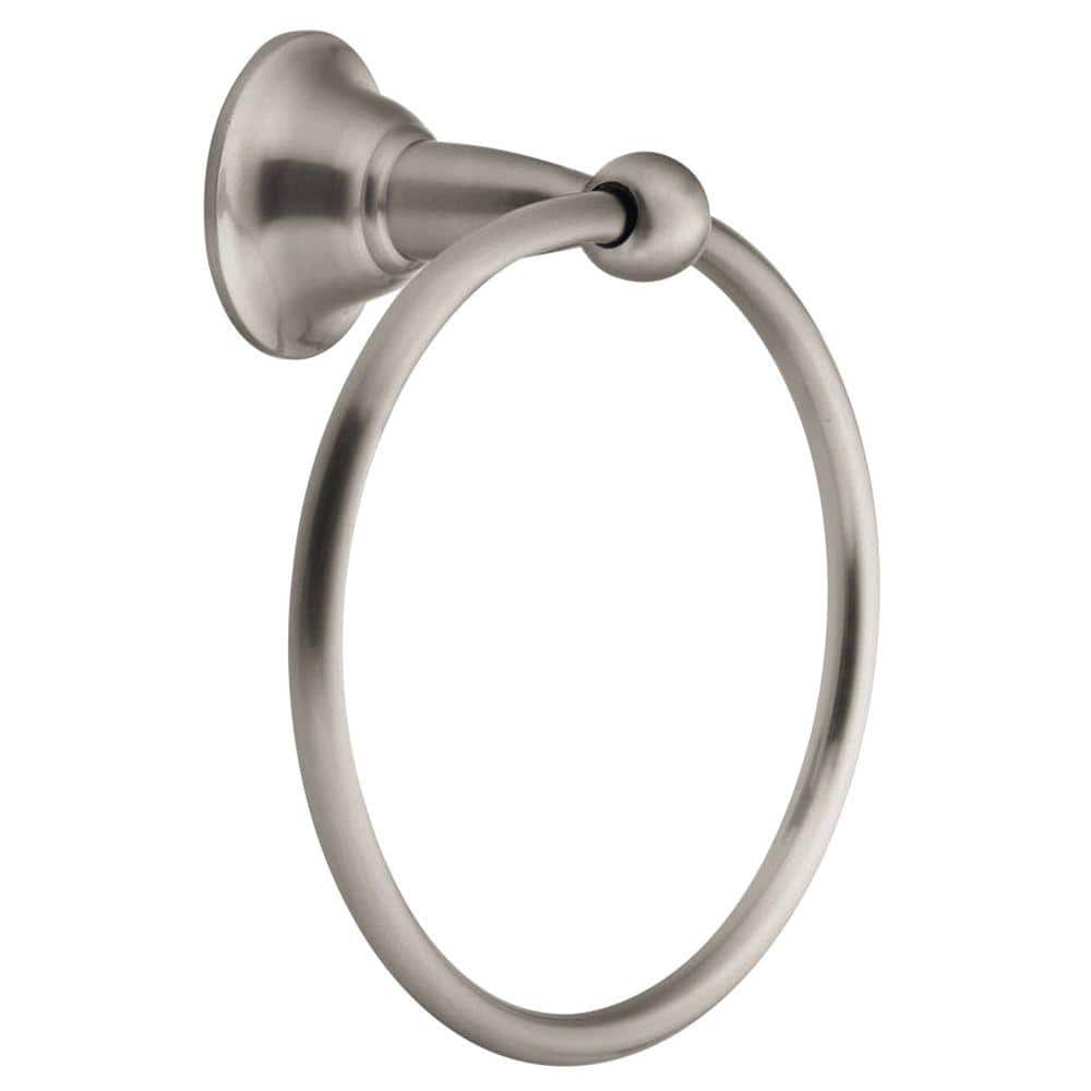 MOEN Sage Towel Ring in Spot Resist Brushed Nickel (1)