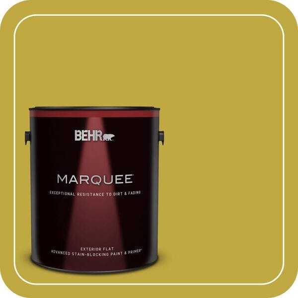 BEHR MARQUEE 1 gal. #P330-6 Margarita Flat Exterior Paint & Primer (2)